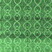 Square Machine Washable Abstract Emerald Green Modern Area Rugs, wshabs4762emgrn