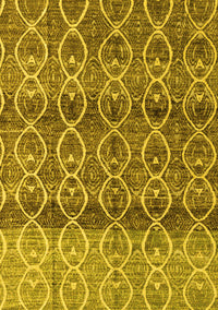 Abstract Yellow Modern Rug, abs4762yw