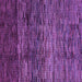 Square Machine Washable Abstract Purple Modern Area Rugs, wshabs4763pur