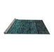 Sideview of Machine Washable Abstract Light Blue Modern Rug, wshabs4763lblu