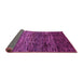 Sideview of Abstract Pink Modern Rug, abs4763pnk