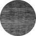 Round Machine Washable Abstract Gray Modern Rug, wshabs4763gry