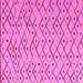 Square Abstract Pink Modern Rug, abs4764pnk