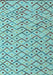 Machine Washable Abstract Light Blue Modern Rug, wshabs4764lblu