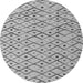 Round Machine Washable Abstract Gray Modern Rug, wshabs4764gry