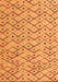 Machine Washable Abstract Orange Modern Area Rugs, wshabs4764org