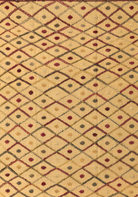 Abstract Brown Modern Rug, abs4764brn