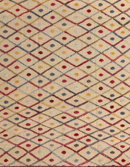 Abstract Gold Brown Modern Rug, abs4764