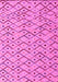 Machine Washable Abstract Pink Modern Rug, wshabs4764pnk