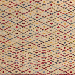 Square Abstract Gold Brown Modern Rug, abs4764