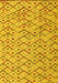 Machine Washable Abstract Yellow Modern Rug, wshabs4764yw