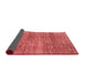 Abstract Red Modern Area Rugs