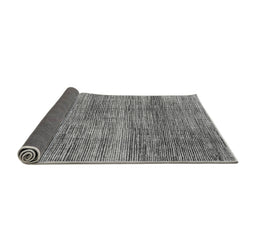Sideview of Abstract Gray Modern Rug, abs4765gry
