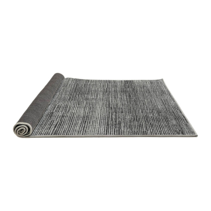 Sideview of Abstract Gray Modern Rug, abs4765gry