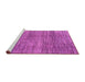 Sideview of Machine Washable Abstract Pink Modern Rug, wshabs4765pnk