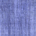 Square Abstract Blue Modern Rug, abs4765blu