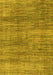 Abstract Yellow Modern Rug, abs4765yw