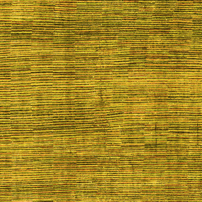 Abstract Yellow Modern Rug, abs4765yw