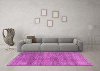 Machine Washable Abstract Pink Modern Rug, wshabs4765pnk