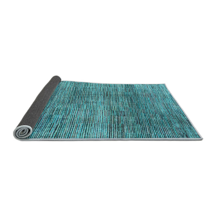 Sideview of Abstract Light Blue Modern Rug, abs4765lblu