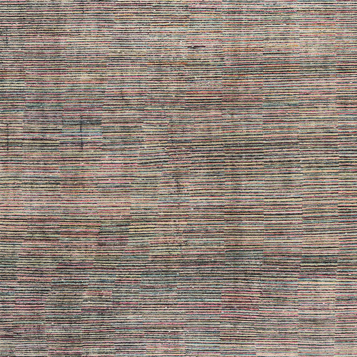 Square Machine Washable Abstract Coffee Brown Rug, wshabs4765