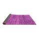 Sideview of Abstract Pink Modern Rug, abs4765pnk