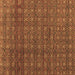 Square Abstract Brown Modern Rug, abs4766brn