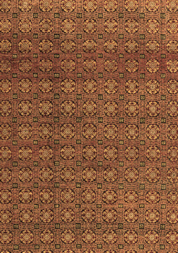 Abstract Brown Modern Rug, abs4766brn