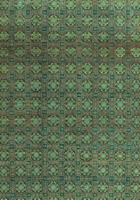 Abstract Turquoise Modern Rug, abs4766turq