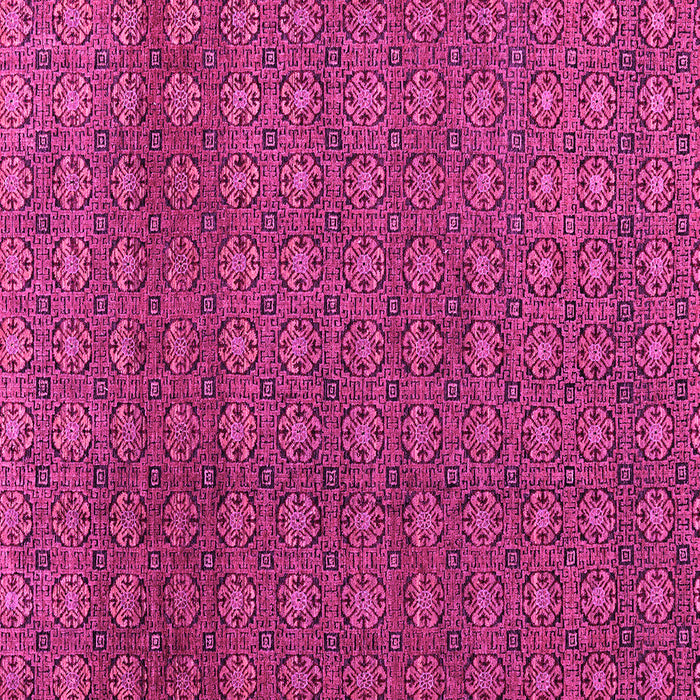 Square Machine Washable Abstract Pink Modern Rug, wshabs4766pnk