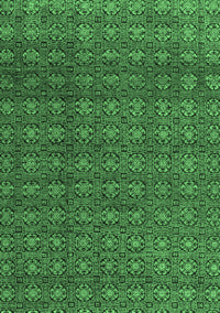 Abstract Emerald Green Modern Rug, abs4766emgrn