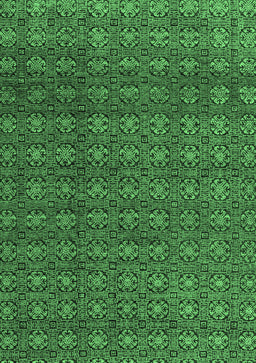 Abstract Emerald Green Modern Rug, abs4766emgrn