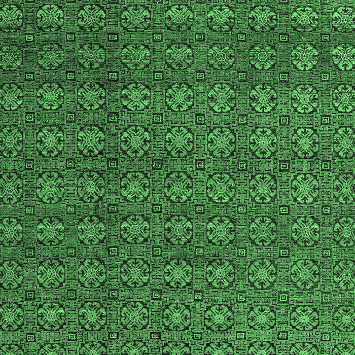 Abstract Emerald Green Modern Rug, abs4766emgrn