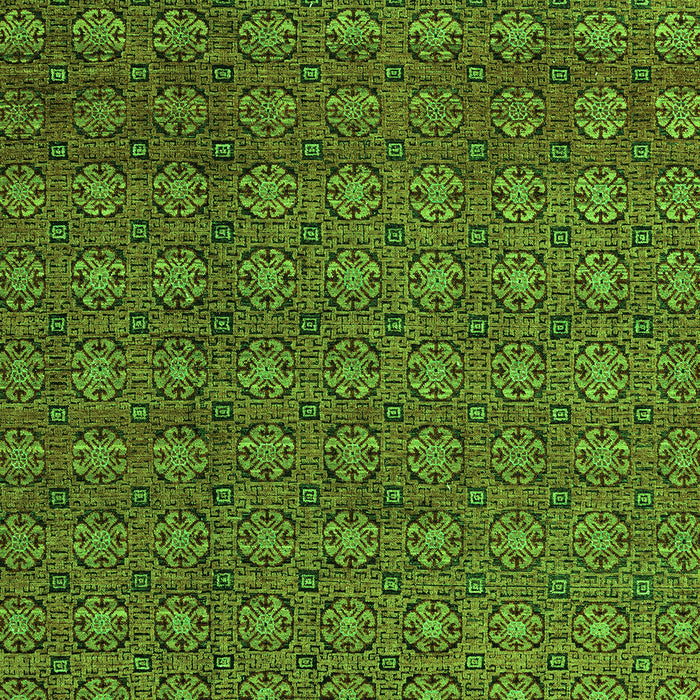 Machine Washable Abstract Green Modern Area Rugs, wshabs4766grn