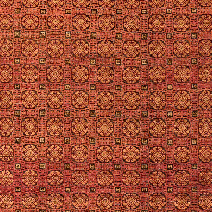 Machine Washable Abstract Orange Modern Area Rugs, wshabs4766org