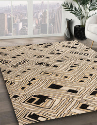 Abstract Pastel Orange Solid Rug, abs4767