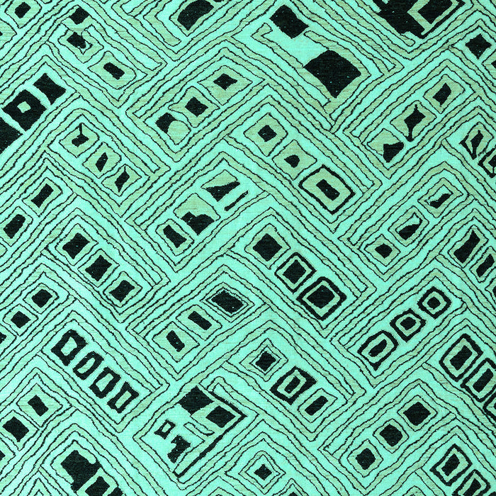 Solid Turquoise Modern Rug, abs4767turq