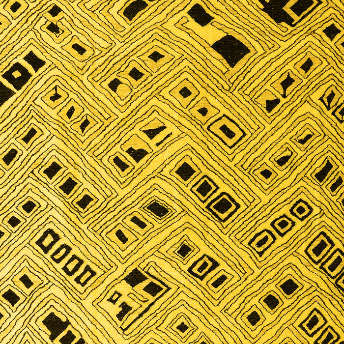 Solid Yellow Modern Rug, abs4767yw