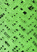 Machine Washable Solid Green Modern Area Rugs, wshabs4767grn