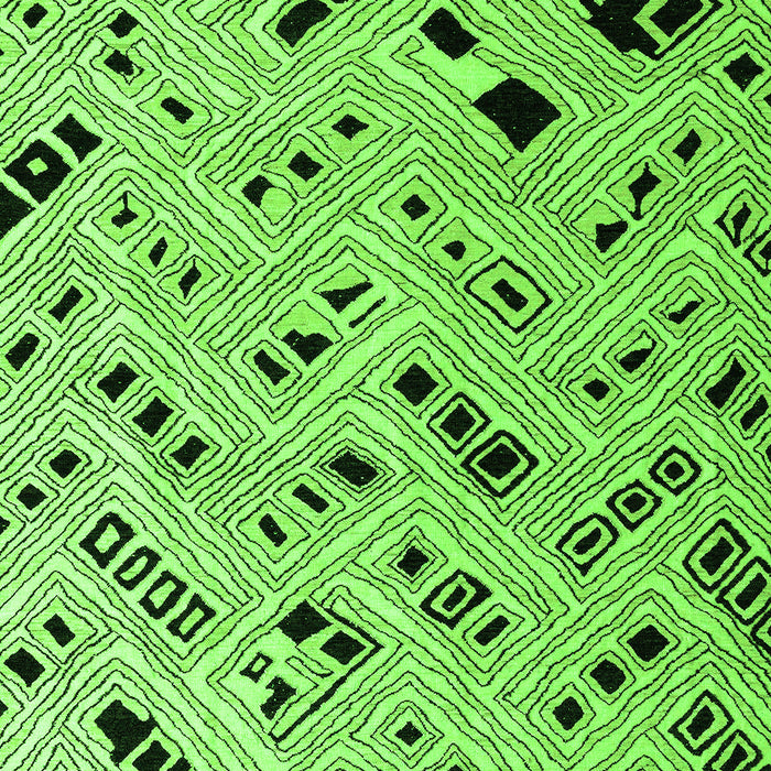 Machine Washable Solid Green Modern Area Rugs, wshabs4767grn