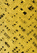 Machine Washable Solid Yellow Modern Rug, wshabs4767yw