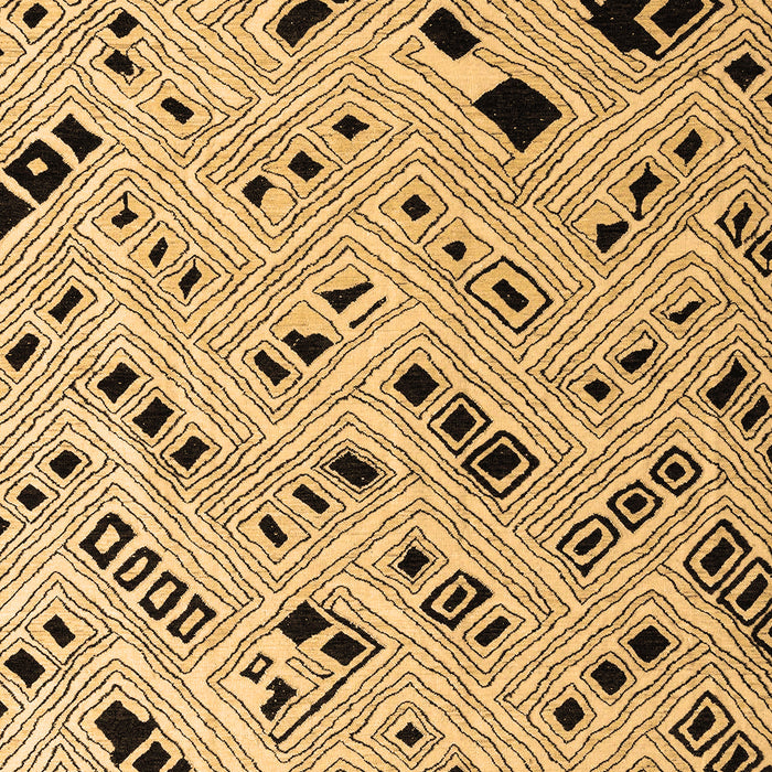 Machine Washable Solid Brown Modern Rug, wshabs4767brn