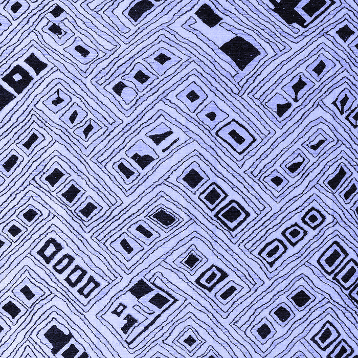 Machine Washable Solid Blue Modern Rug, wshabs4767blu