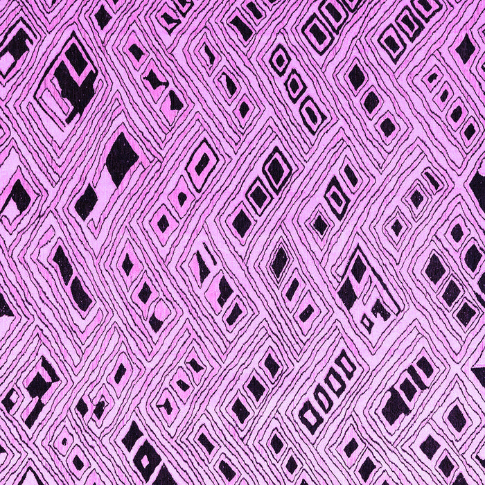 Square Machine Washable Solid Purple Modern Area Rugs, wshabs4767pur