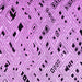 Square Machine Washable Solid Purple Modern Area Rugs, wshabs4767pur