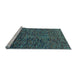 Sideview of Machine Washable Abstract Light Blue Modern Rug, wshabs4768lblu