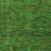 Square Abstract Green Modern Rug, abs4768grn