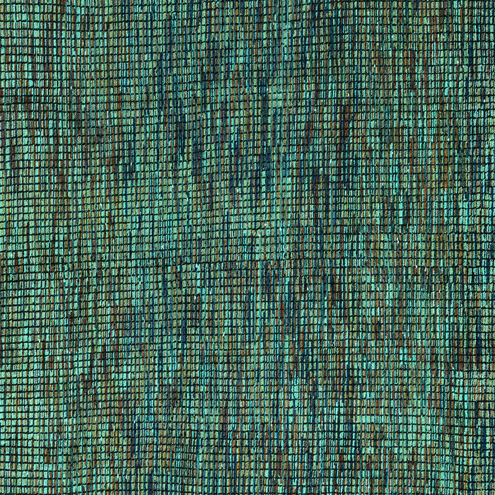 Square Abstract Turquoise Modern Rug, abs4768turq