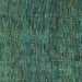 Square Abstract Turquoise Modern Rug, abs4768turq