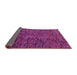 Sideview of Abstract Pink Modern Rug, abs4768pnk